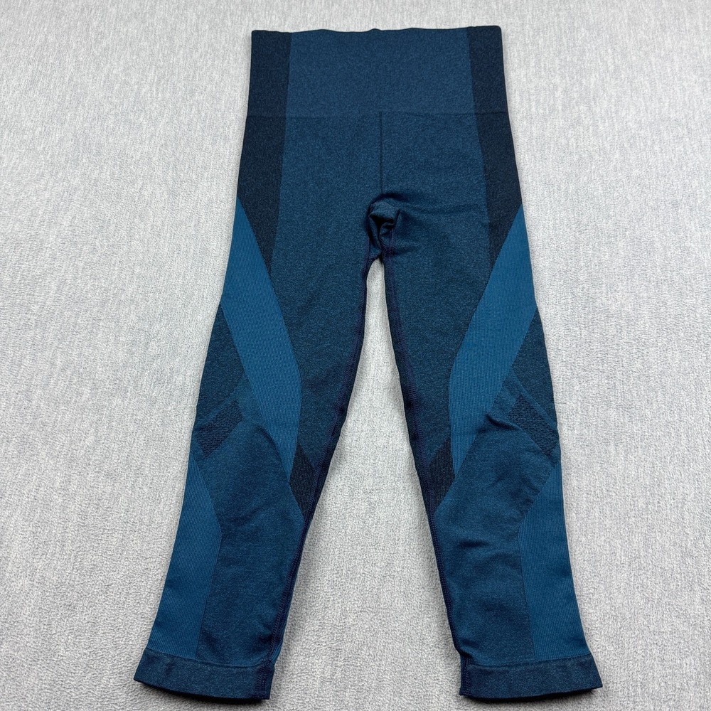 LNDR‎ Leggings Womens Small/Medium Blue Launch Crop High Rise 22" Yoga Training